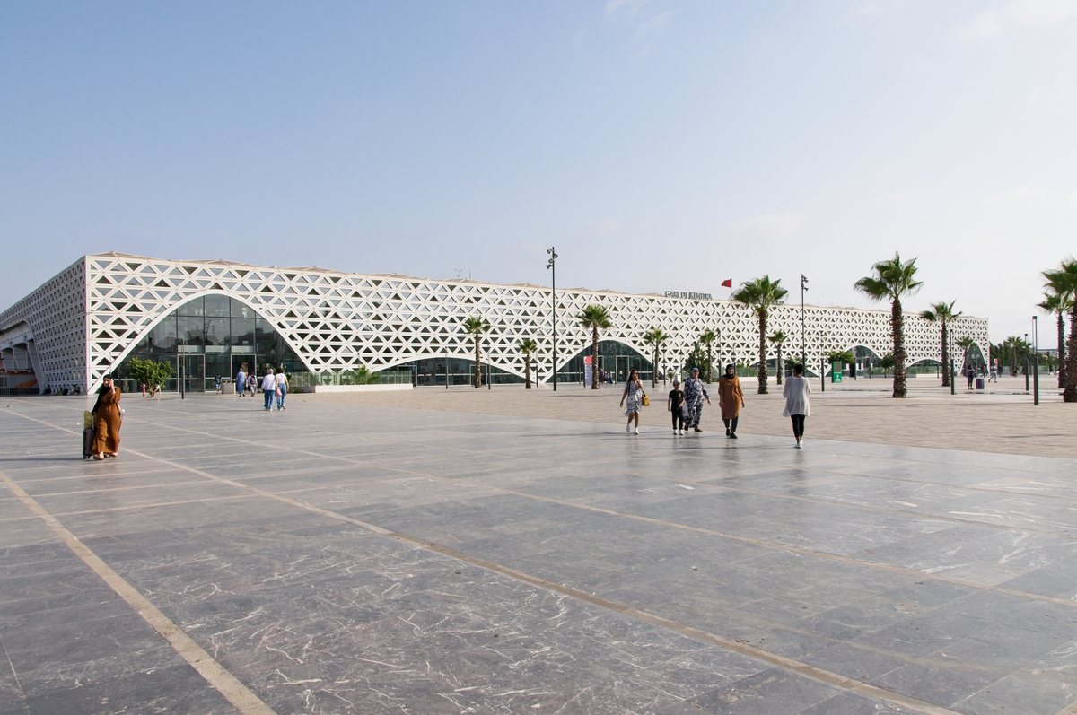 Kenitra railway station on the Al Boraq corridor