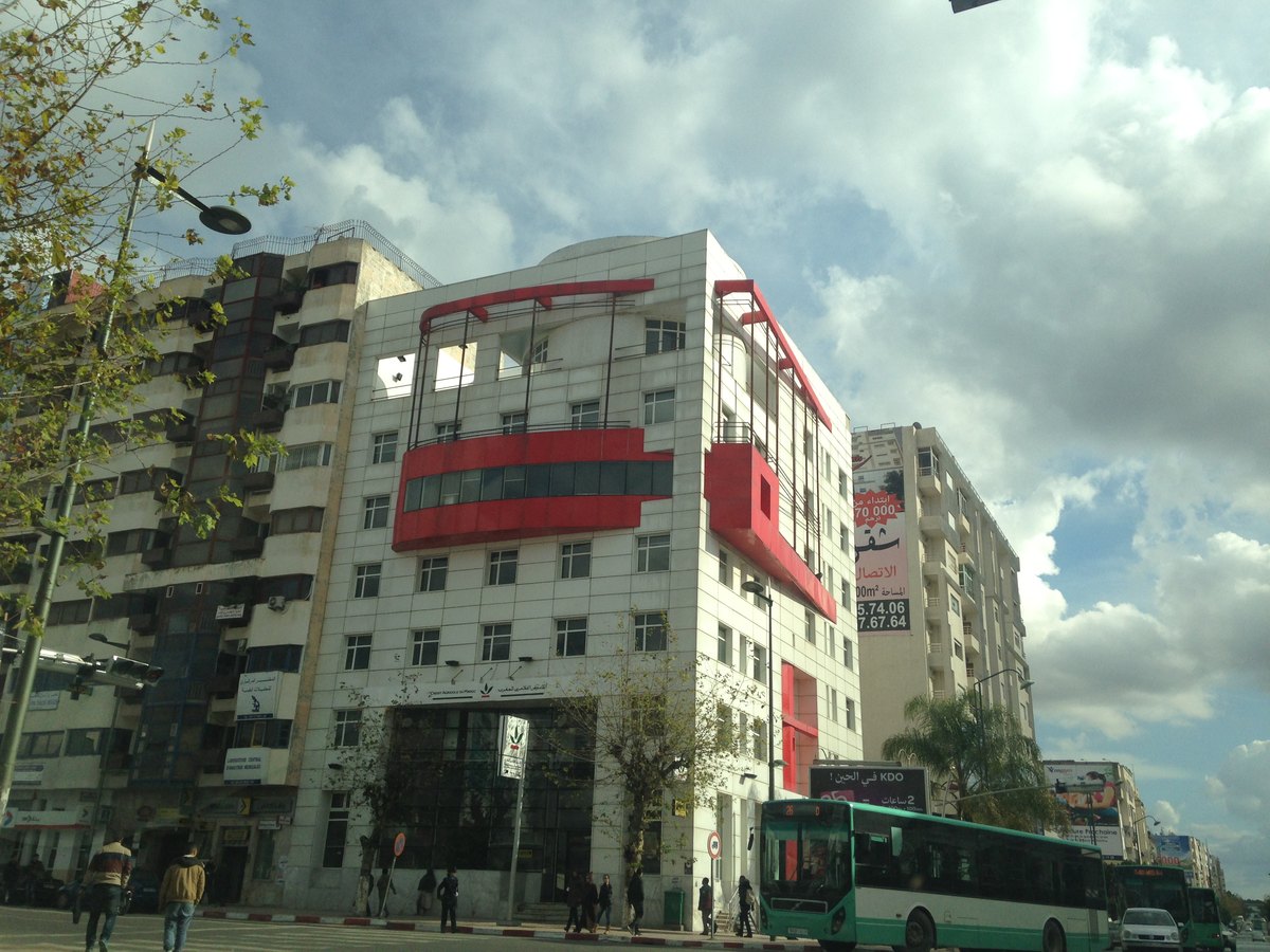 Kenitra city centre on the Al Boraq corridor