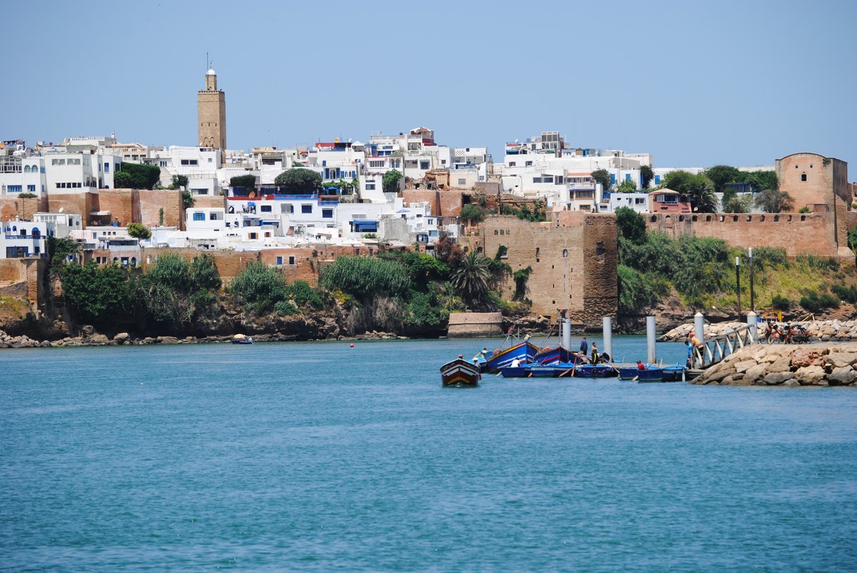 Rabat city center near the main rail links
